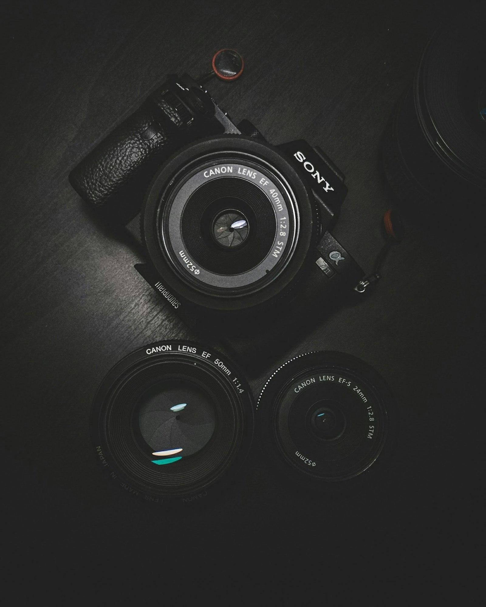 Cinematic portfolio background